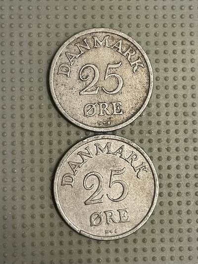 2026年第9场各国散币拍卖（总第159场） - 丹麦25欧尔2枚