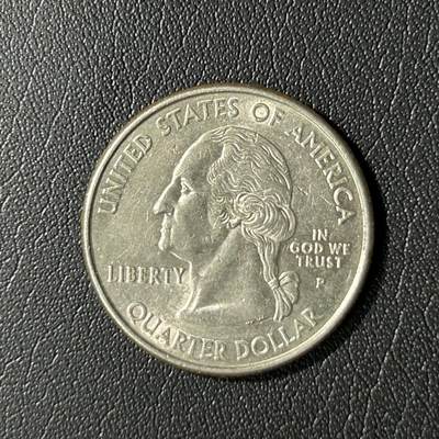 【铜匠收藏】★第136场★客户代拍 散币场，无寄存！！无佣金，30包邮。不满30元，支付5元运费。《接受代拍 代送NGC评级》 - 美国2000P弗吉尼亚州25美分铜币