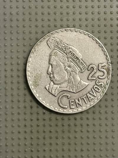 2026年第11场各国散币拍卖（总第161场）16.17两天外出，18号可以发货 - 危地马拉1975年25分