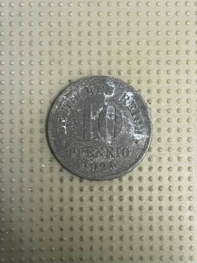 2026年第10场各国散币拍卖（总第160场）16.17两天外出，18号可以发货 - 德国1921年10芬尼