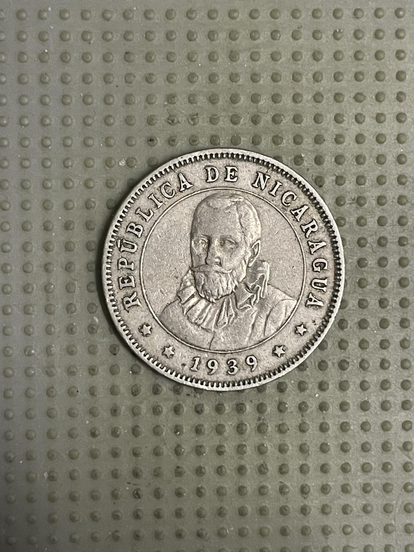 2026年第11场各国散币拍卖（总第161场）16.17两天外出，18号可以发货 尼加拉瓜1939年25分