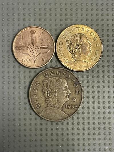 2026年第11场各国散币拍卖（总第161场）16.17两天外出，18号可以发货 - 墨西哥3枚