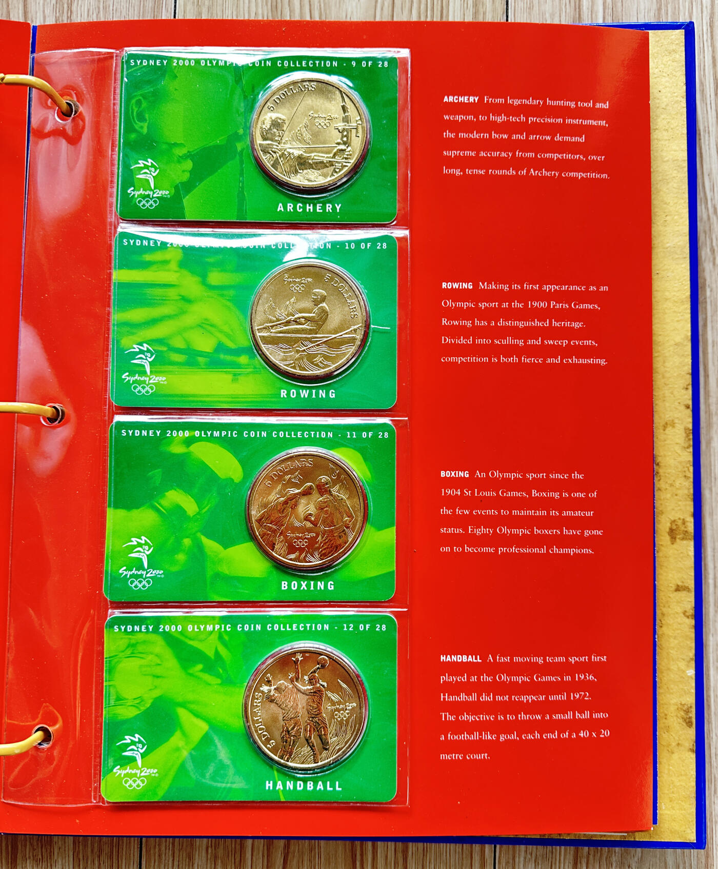 【俄甄集藏】“万象更新、马呈祥瑞”迎新春俄甄精品场-2026年(047)01-21 星期三 晚 19:30 全场包邮 澳大利亚2000年悉尼奥运会5元纪念币28枚卡装+纪念章册装29枚大全套，少见