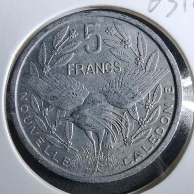 沼泽如烟--第960场 - 法属新喀里多尼亚1952年5法郎