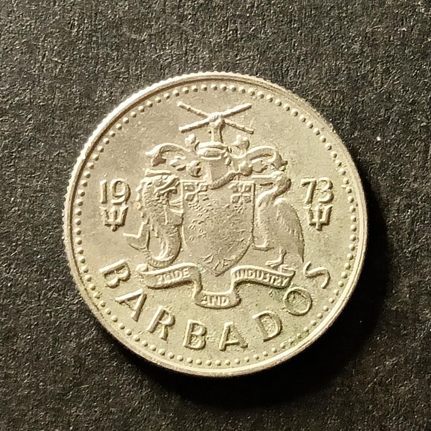 逸泉钱币2026A世界散币纸币纪念币专场A第一场 100 巴巴多斯10分硬币