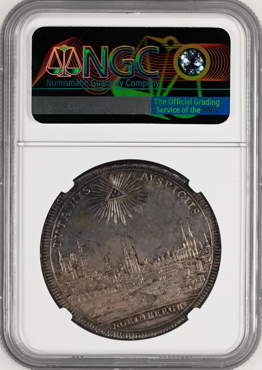 NGC-MS63 1745 德国纽伦堡城市景观泰勒银币