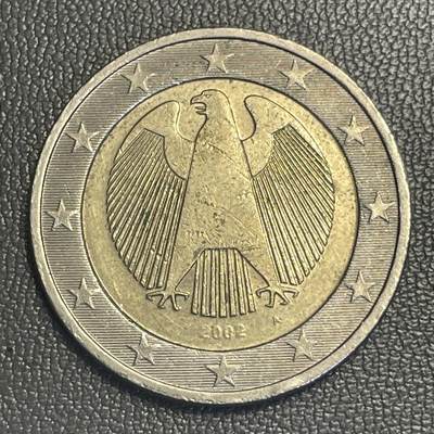 回流0119 - 德国2002年2欧元双金属币 联邦之鹰