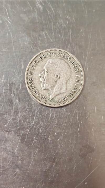 小银币 - 英国1936年6便士银币