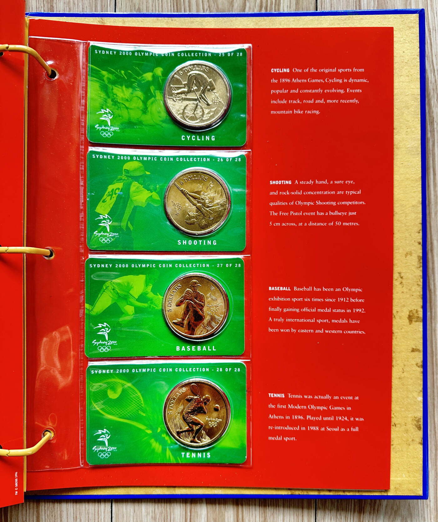 【俄甄集藏】“万象更新、马呈祥瑞”迎新春俄甄精品场-2026年(047)01-21 星期三 晚 19:30 全场包邮 澳大利亚2000年悉尼奥运会5元纪念币28枚卡装+纪念章册装29枚大全套，少见