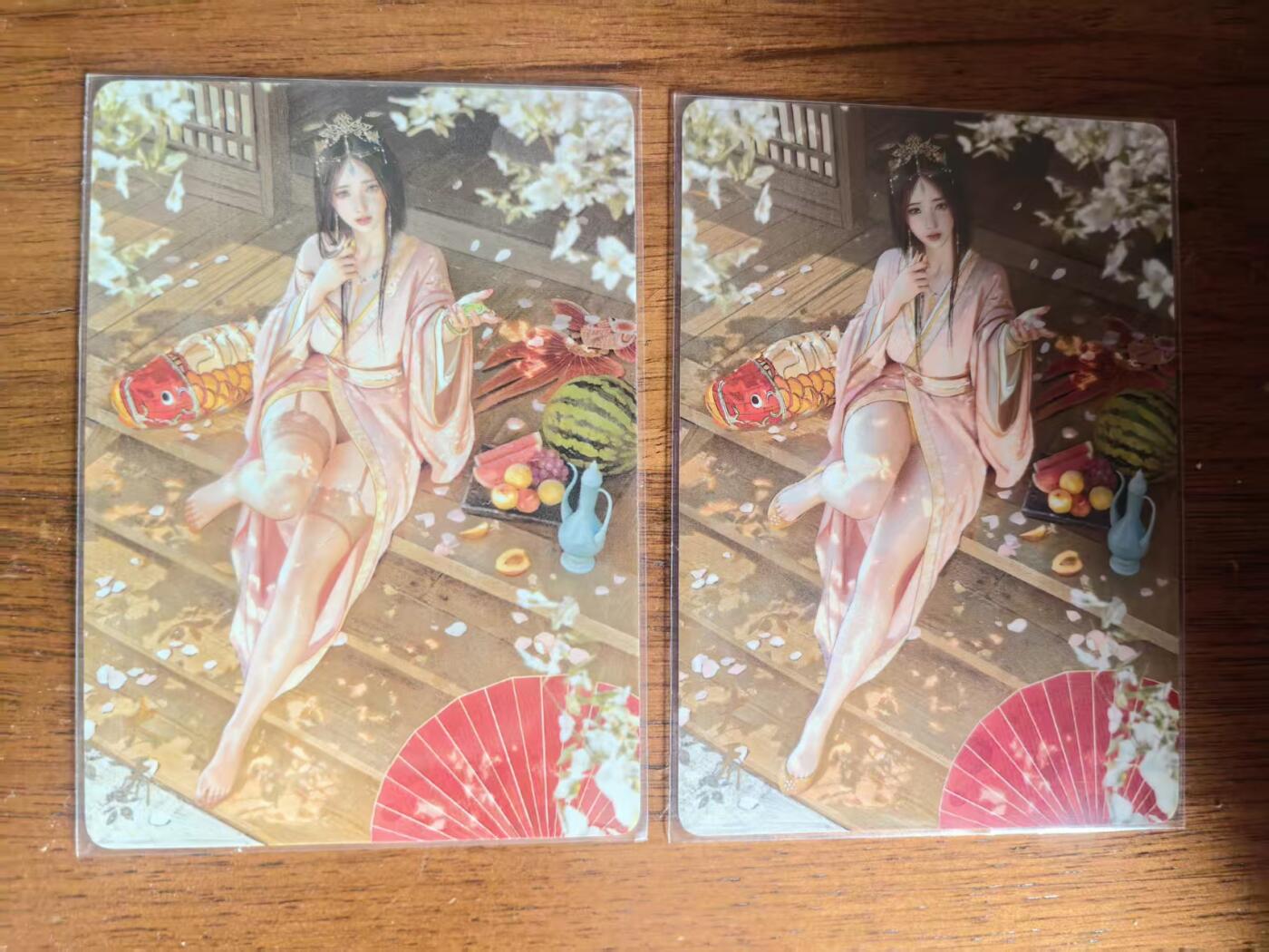 阳大大卡牌拍卖第93期（持续收拍品，周五晚上九点截拍，进群福利早知道） 【限编裸卡套】燎原三国 龙骧虎跃 ST_Brush 大乔 原画+异画2张 限编071/100+010/100