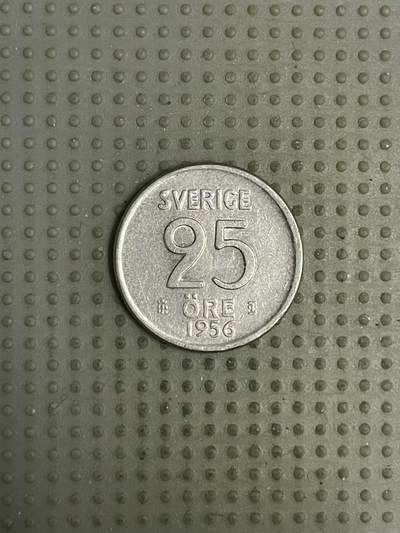 2026年第9场各国散币拍卖（总第159场） - 瑞典1956年25欧尔银币