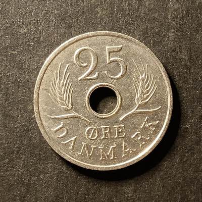 逸泉钱币2026A世界散币纸币纪念币专场A第一场 - 63 丹麦25欧尔