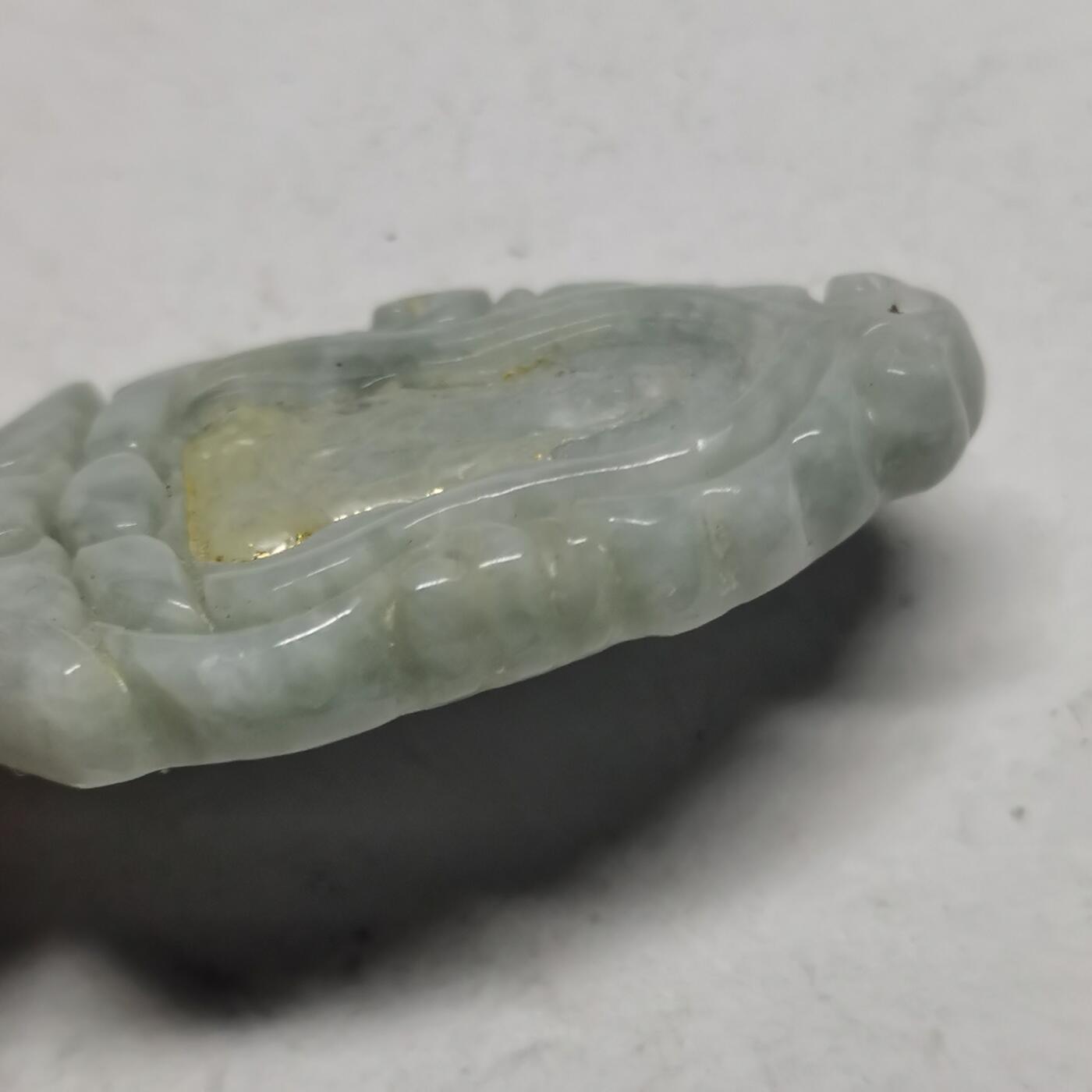 杂件专场94期 金镶玉吊坠，金被扣去卖了只剩玉