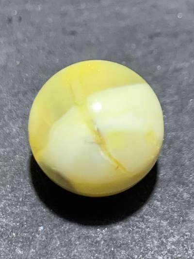 天然乌克兰原矿蜜蜡通货圆珠一颗， - 天然乌克兰原矿蜜蜡通货圆珠一颗，