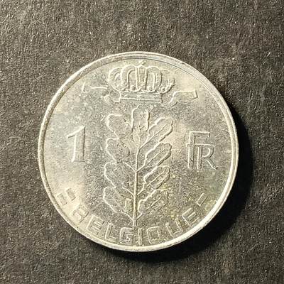 逸泉钱币2026A世界散币纸币纪念币专场A第一场 - 212 比利时1元树叶王冠