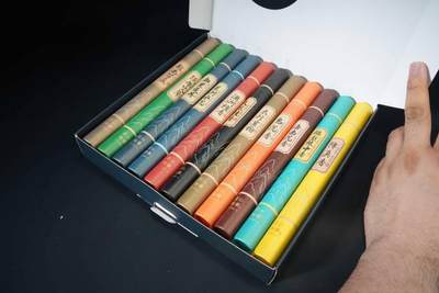 上海都达杂项专场七十三【全场包邮】 天然加里曼丹、降真香、越南芽庄等健康线香 十一筒 一盒