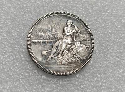 瓶子🏺第225期拍卖会 -  法国19世纪学院派JETON银质代币章