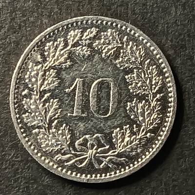 逸泉钱币2026A世界散币纸币纪念币专场A第一场 - 109 瑞士10分女神