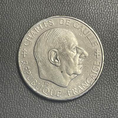 回流0119 - 法国1988年1法郎纪念币 戴高乐将军逝世30周年