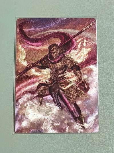 光影卡牌第28期，各家亲签，各家套卡，持续收拍品 - 星宿文创特卡，齐天大圣，粗闪工艺