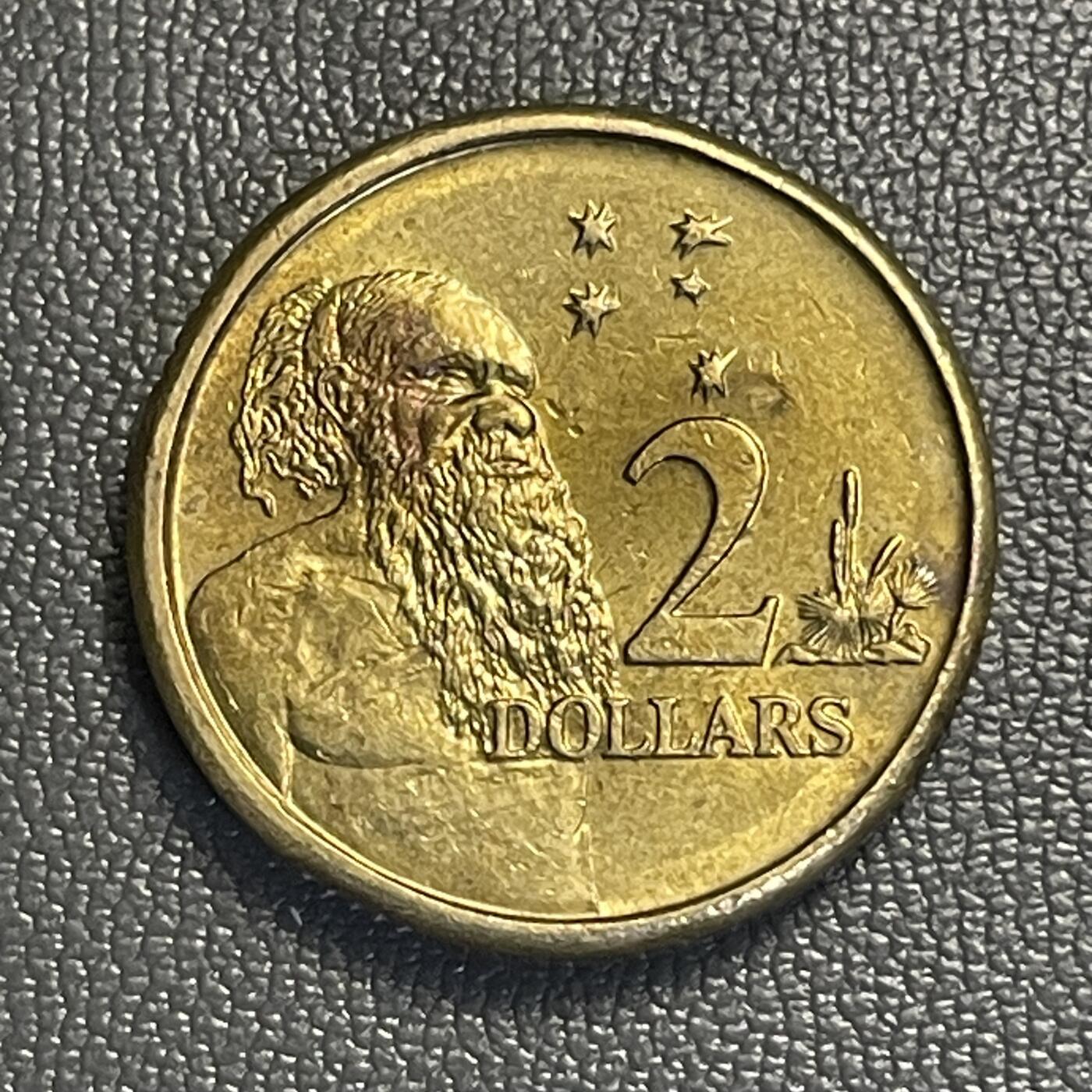 回流0119 澳大利亚1994年2澳元 土著长老