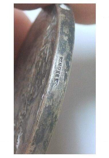 【旋风钱币】1月17日19:00准时开拍 精美欧洲币章、银币银章、第三帝国钱币等 全场包邮！ 法国1911年 玛丽安娜女神高浮雕精制大镀银章 40MM