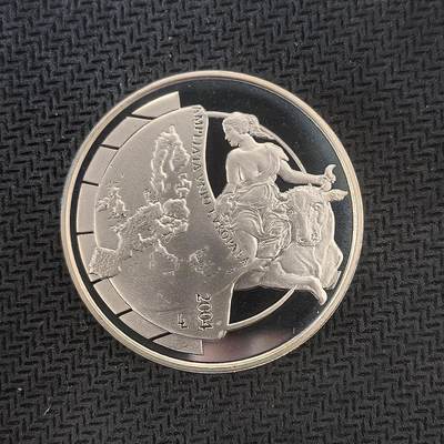 道一币馆币章第一百六十三场 - 欧洲之星 比利时2004年欧盟东扩10欧元精制银币  18.75g 925s