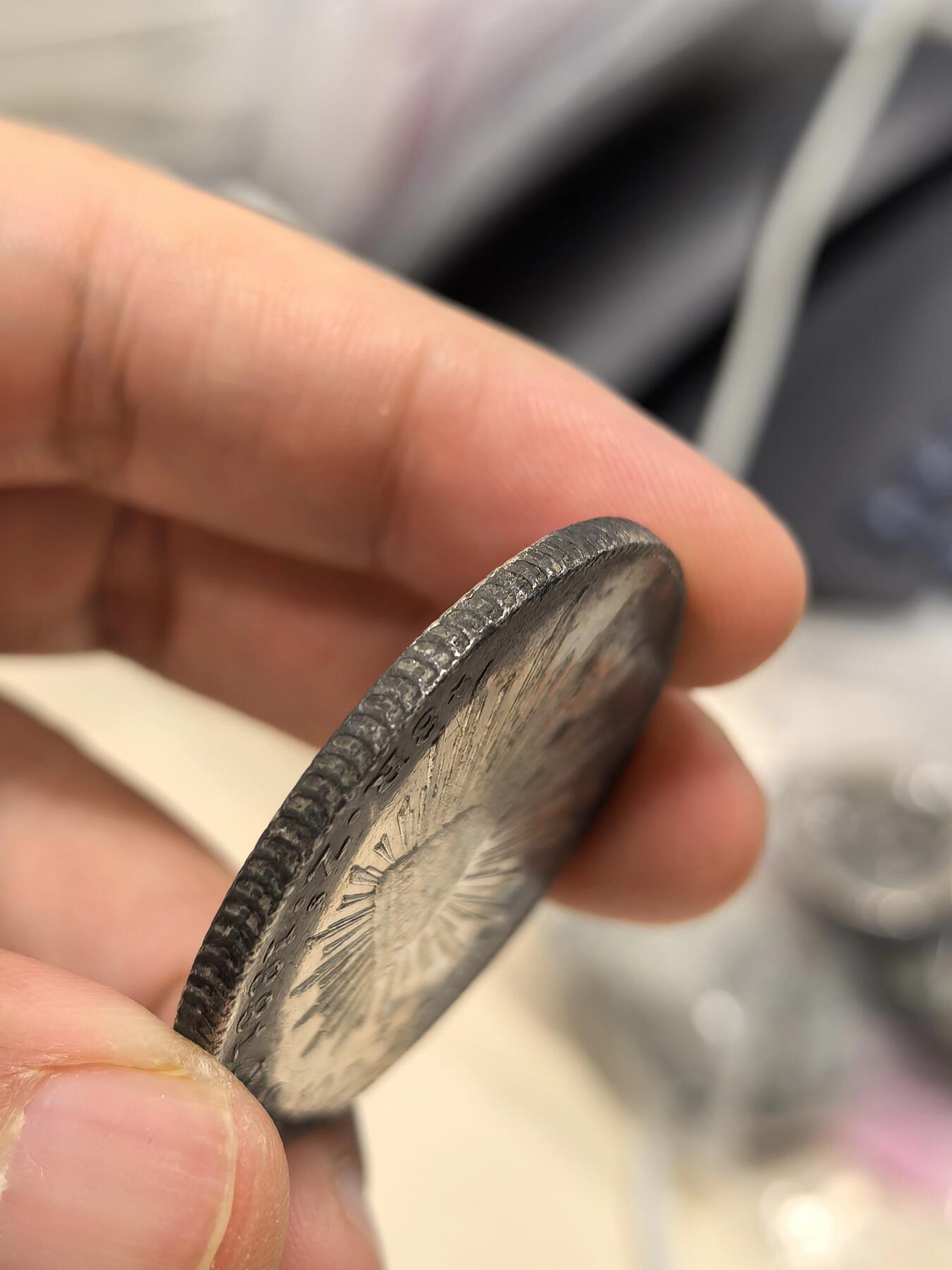 博洋堂世界钱币拍卖第157期（全场包邮） 墨西哥1881年ZS JS版花边鹰洋 无戳带光