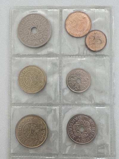 ❤️【币观天下】❤️ 第339期钱币拍卖- 2026.1.16周五晚上6点半场-长期征集拍品 - 丹麦流通币7枚一套