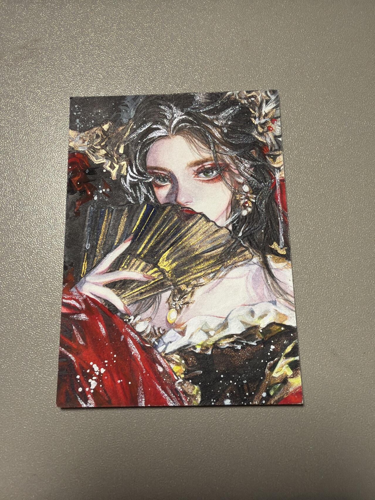 秋萤阁第42期 (1月17号周六晚上20点截拍，欢迎竞拍)  手绘卡