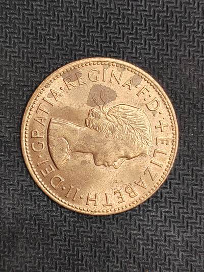 逸泉钱币2026C世界钱币纪念币专场第二组C1-400件 - 113英国伊丽莎白二世女王铜币