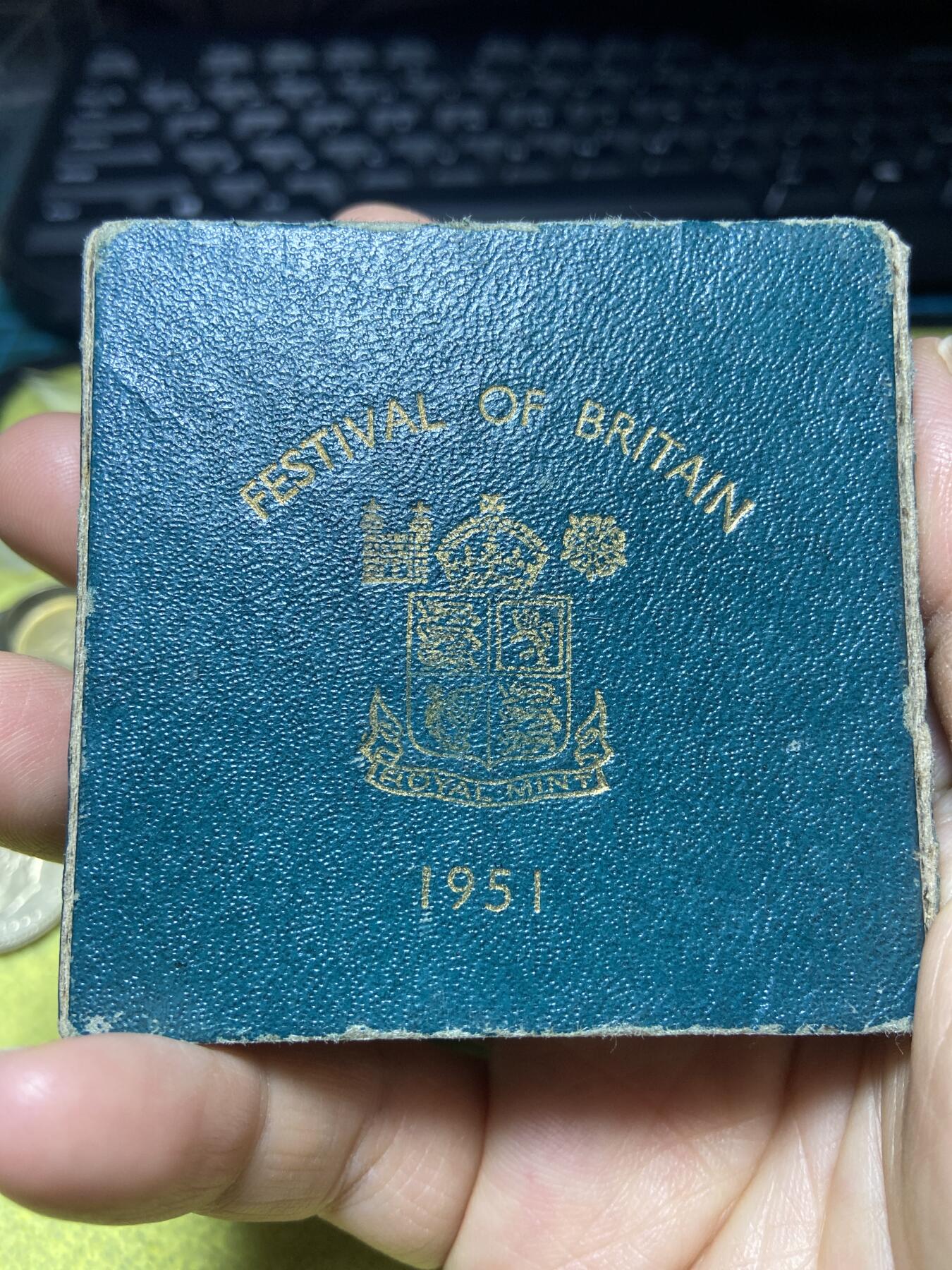 2026年第七场(总第一百七十六场）外国好品散币场(免佣金) 原盒箱说全–英国🇬🇧1951单年份5先令(乔治六世时期)