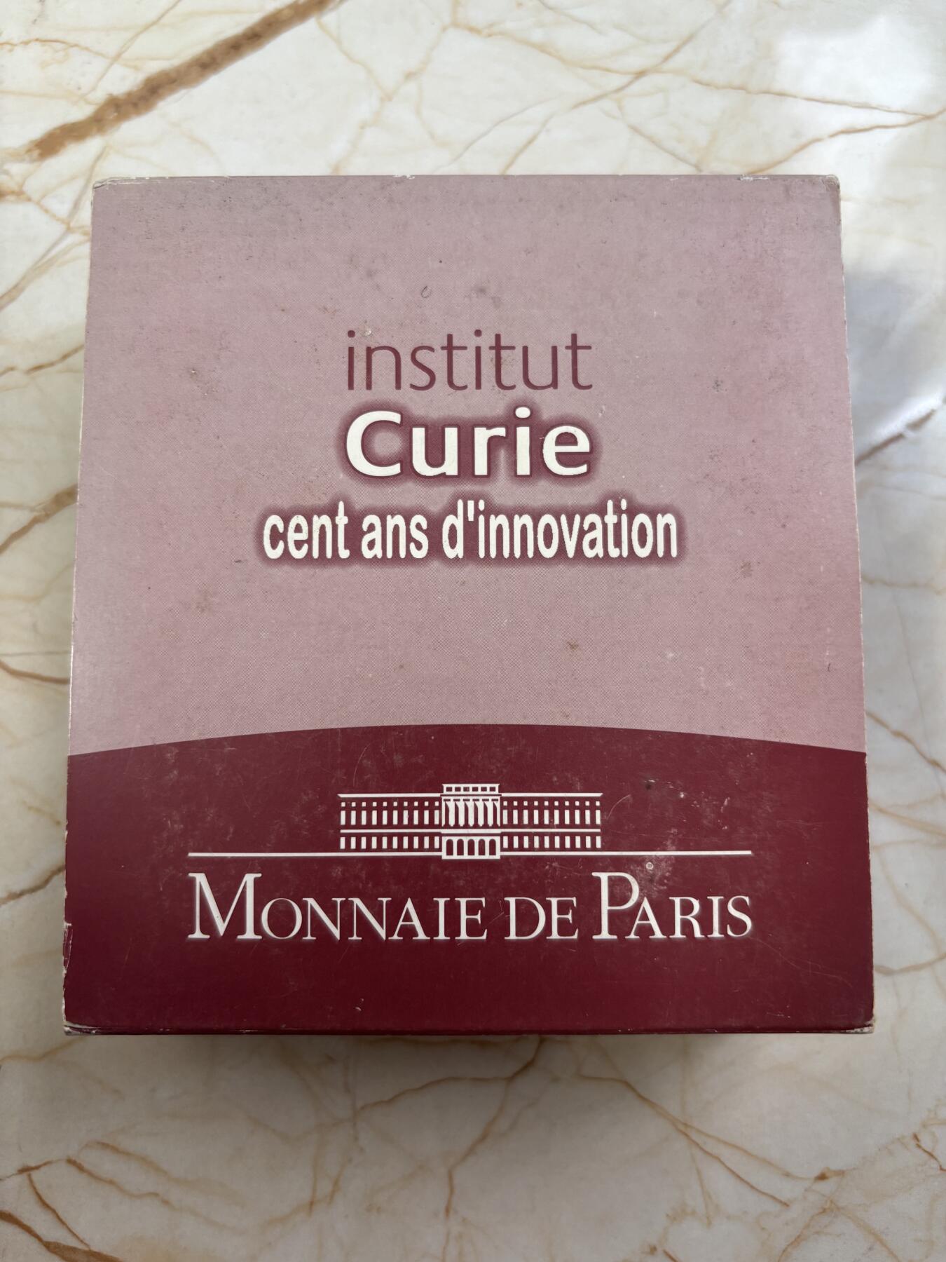 第188期拍卖 法国2009年居里夫人研究所100周年5盎司加厚银币，950银，163.8克，发行500枚