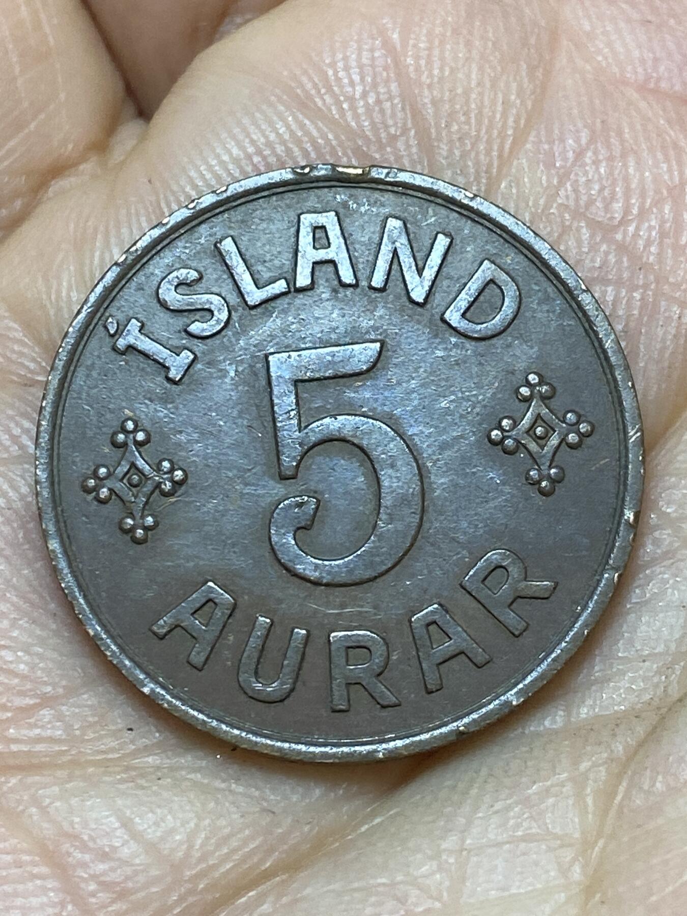 2026年第七场(总第一百七十六场）外国好品散币场(免佣金) 丹属冰岛王国1940年5奥拉(克里斯蒂安十世时期)