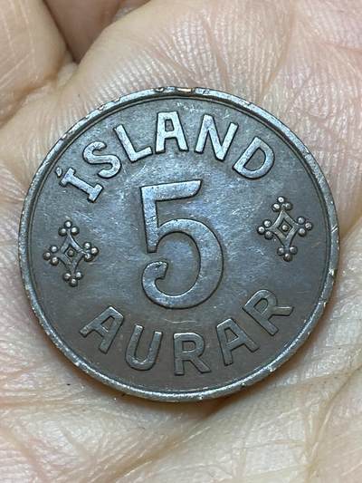 2026年第七场(总第一百七十六场）外国好品散币场(免佣金) - 丹属冰岛王国1940年5奥拉(克里斯蒂安十世时期)