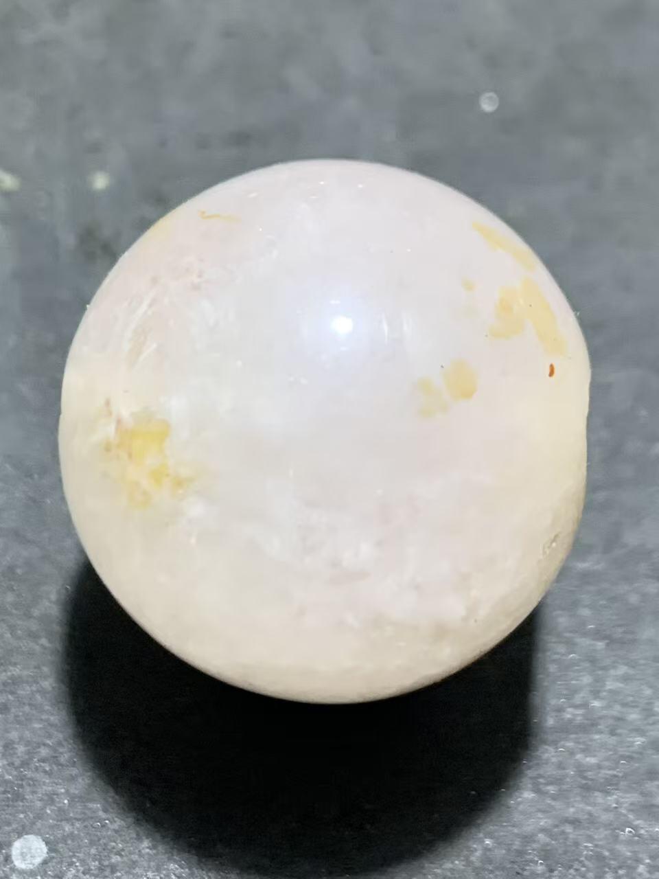 冰飘战国红玛瑙通货大圆珠一颗