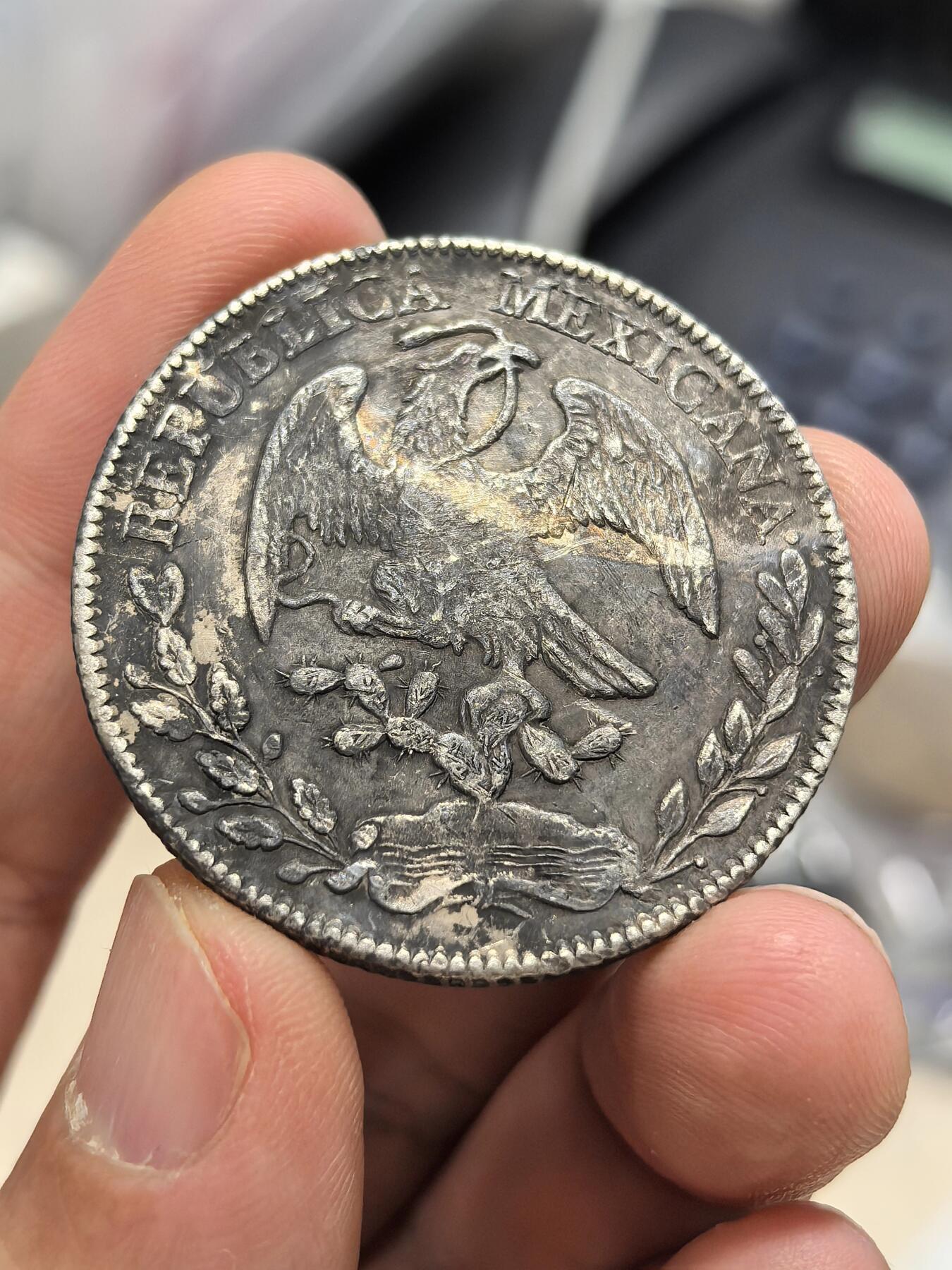 博洋堂世界钱币拍卖第157期（全场包邮） 墨西哥1881年ZS JS版花边鹰洋 无戳带光