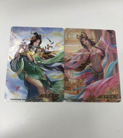 秋萤阁第42期 (1月17号周六晚上20点截拍，欢迎竞拍)  - 三国杀花朝谱 双美 鎏光工艺