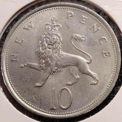 布加迪🐬～世界钱币(上海)🌾第 269 期 /  各国套币和散币 - 英国🇬🇧 1979年 10便士