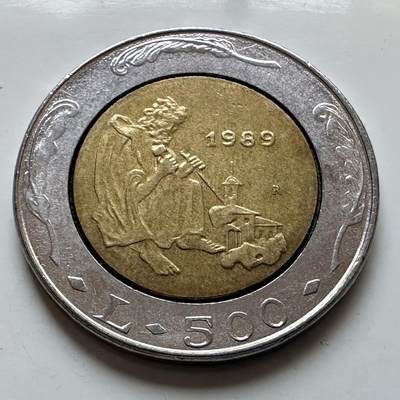 🌹外币初藏🌹🐯2026年第7场  每周二四六晚8️⃣点 接代拍 - 圣马力诺1989年500里拉