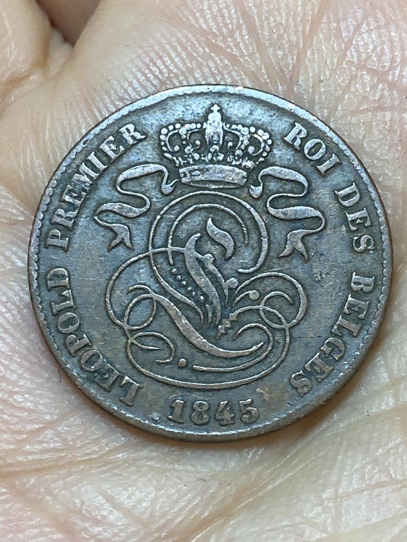 2026年第七场(总第一百七十六场）外国好品散币场(免佣金) 比利时🇧🇪1845年2分(利奥波德一世时期，Large date–大日期)