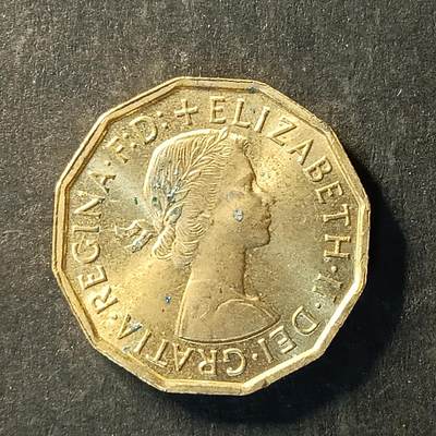 逸泉钱币2026A世界散币纸币纪念币专场A第一场 - 213 英国3便士铜币