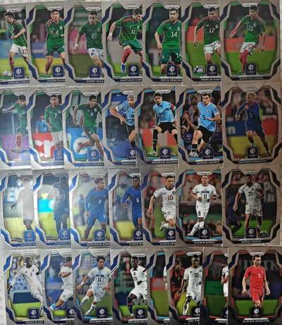 满200包邮！！龙虎卡牌-七二场（满200元包邮，无佣金，每周六结拍，欢迎送拍） - 29张 折射卡 Panini Prizm系列的CONMEBOL（南美足联）赛事球星卡，聚焦美洲杯/世预赛等南美赛事，是帕尼尼旗下