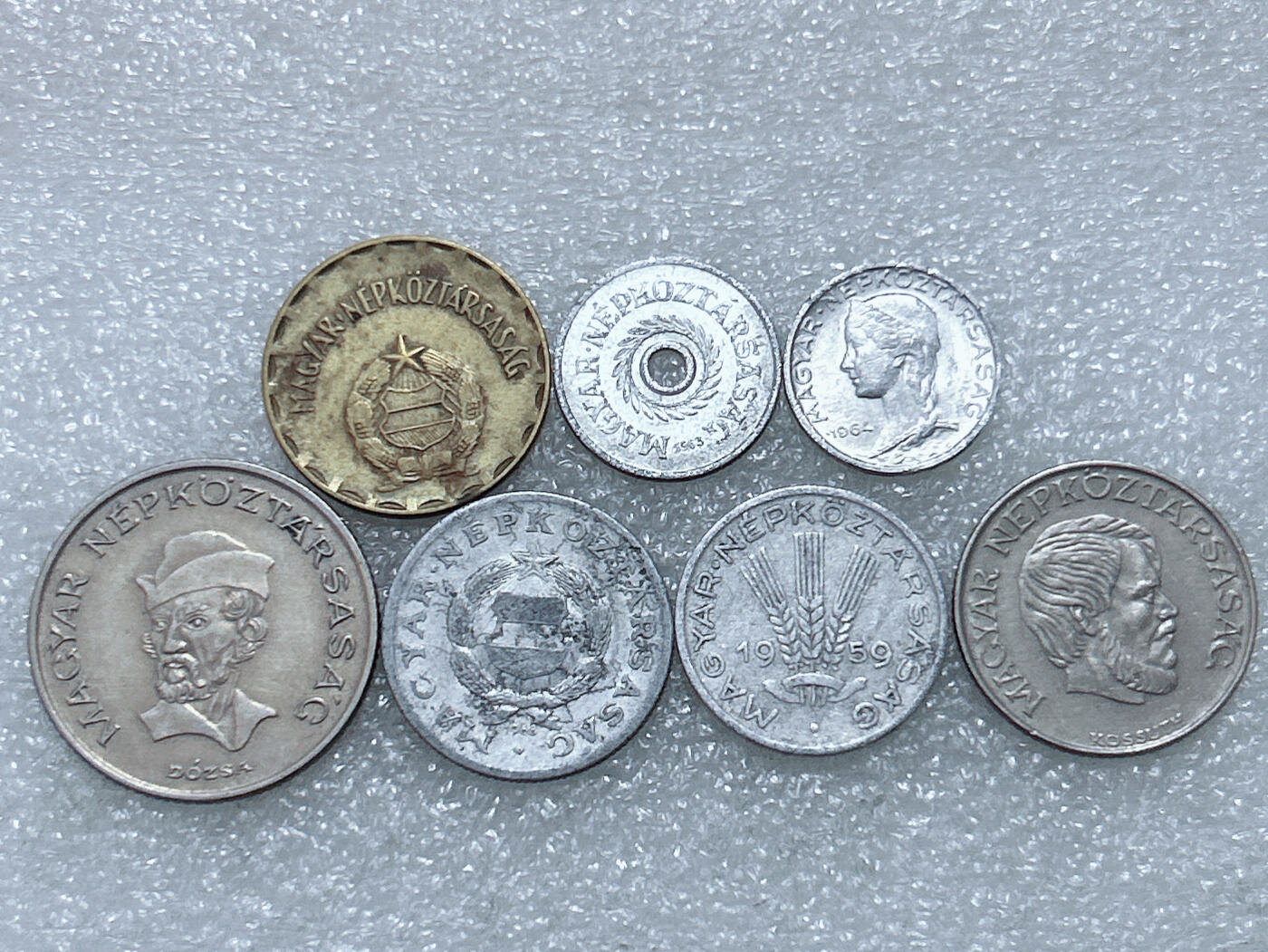 第一海外回流一元起拍收藏 散集专场  第292期 匈牙利硬币 7枚