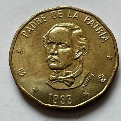 🌹外币初藏🌹🐯2026年第7场  每周二四六晚8️⃣点 接代拍 - 多米尼加1993年一比索