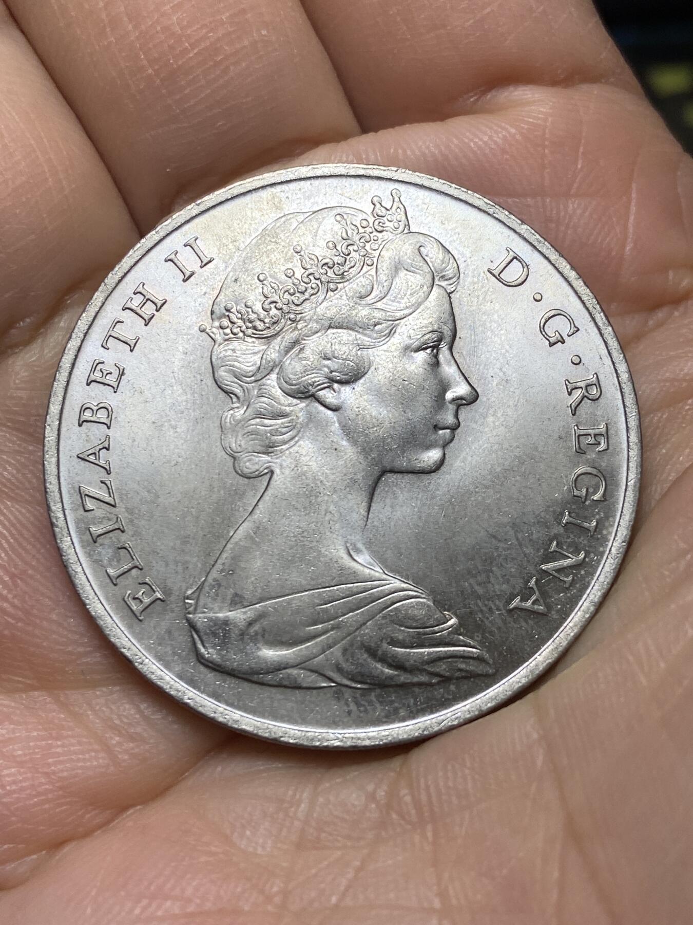 2026年第七场(总第一百七十六场）外国好品散币场(免佣金) 英属直布罗陀🇬🇮1969年1克朗大币