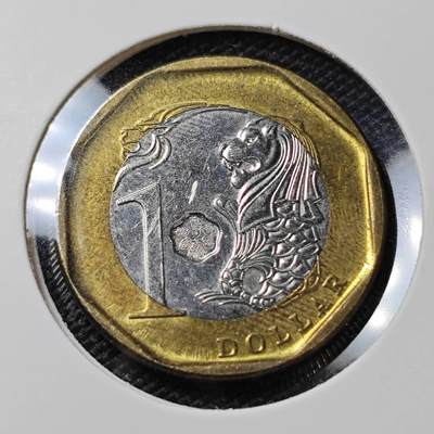 KK钱币收藏小铺 第380期  2月预留时间 周末发货 -  新加坡1元