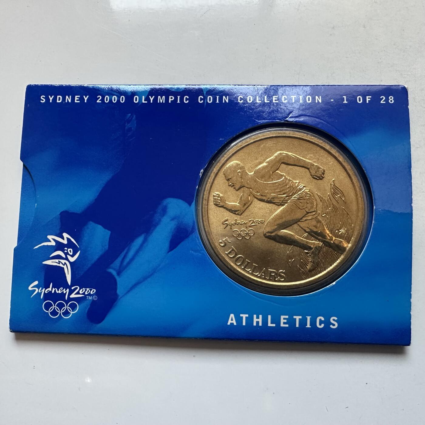 🌹外币初藏🌹🐯2026年第7场  每周二四六晚8️⃣点 接代拍 澳大利亚悉尼奥运会¥5克朗型纪念币—田径