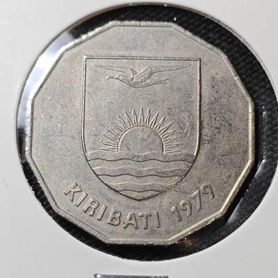 KK钱币收藏小铺 第380期  2月预留时间 周末发货 - 1979 基里巴斯1元