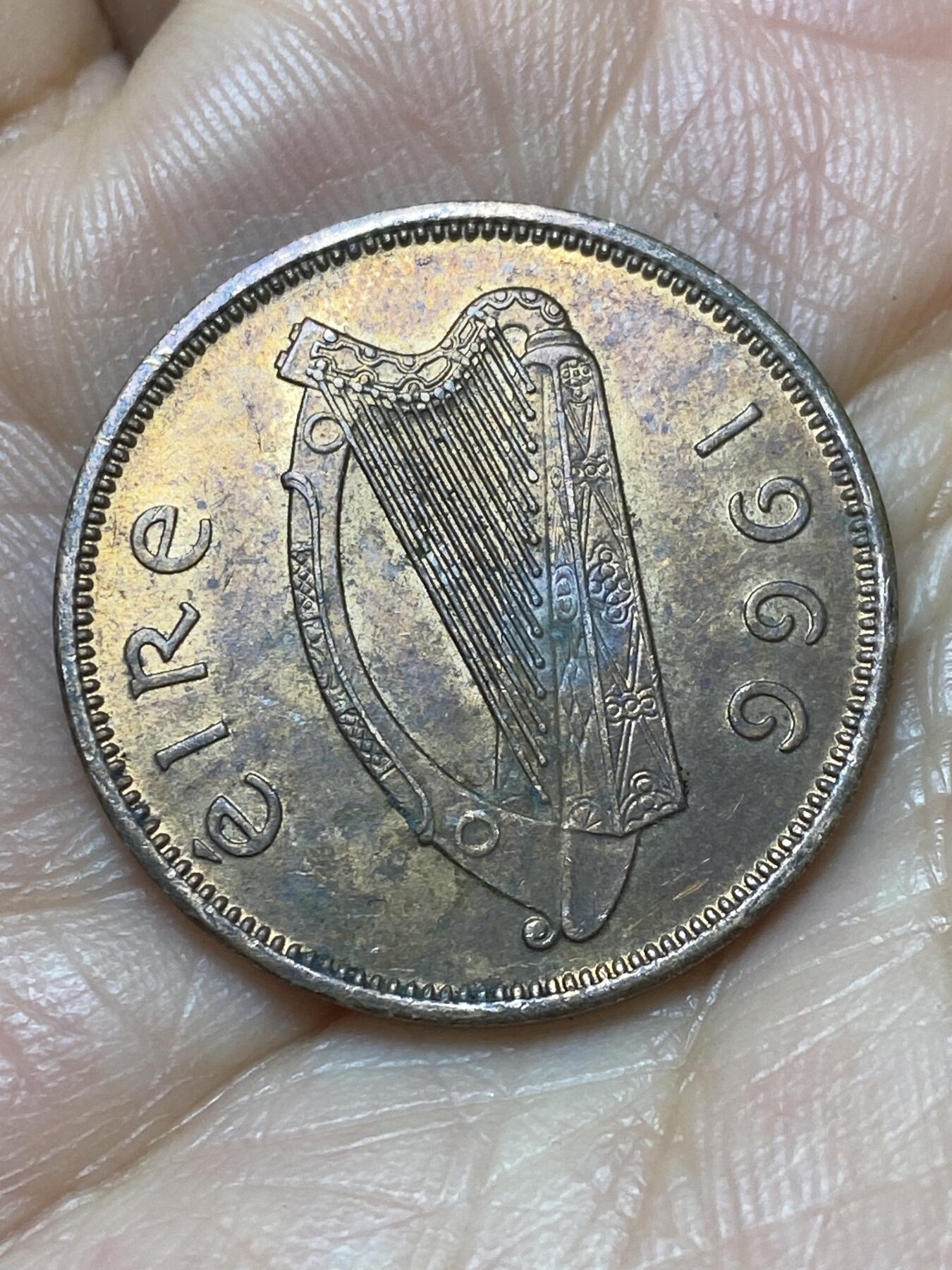 2026年第七场(总第一百七十六场）外国好品散币场(免佣金) 爱尔兰🇮🇪1966年1/2便士(共和国时期第一套)